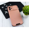 Чехол HOCO Camera lens protector series для iPhone 11 розовое золото