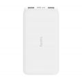 Внешний аккумулятор Xiaomi Redmi, 2 USB-A, 10000 мАч, 37 Вт, 2.4A, белый - фото1