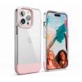 Elago для iPhone 14 Pro чехол GLIDE (tpu+pc) прозрачный-розовый - фото 1