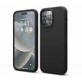 Elago для iPhone 14 Pro чехол Soft silicone (Liquid) черный - фото 1