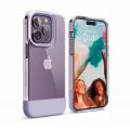 Elago для iPhone 14 Pro чехол GLIDE (tpu+pc) Прозрачный/Фиолетовый - фото 1