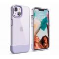 Elago для iPhone 14 чехол GLIDE (tpu+pc) Прозрачный/Фиолетовый - фото 1
