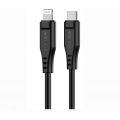 Кабель ACEFAST C3-01 30W PD Type-C to Lightning MFI 1.2m (черный) - фото 1