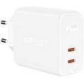 СЗУ ACEFAST A9 PD 40W 2USB (USB-C+USB-C) (белый) - фото 1