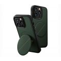 Uniq для iPhone 14 Pro Max чехол NOVO with magnetic grip зеленый - фото 1