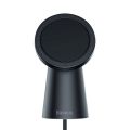 Беспроводное зарядное устройство Baseus Simple Magnetic Stand Wireless Charger, черный - фото 1