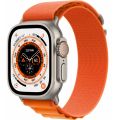 Apple Watch Ultra 2022, 49 мм, корпус из титана, ремешок Alpine оранжевый - фото 1