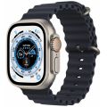 Apple Watch Ultra 2022, 49 мм, корпус из титана, ремешок Ocean «тёмная ночь» / чёрный - фото 1