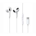 Наушники Baseus Encok C17, разъём USB-C, вкладыши, гарнитура, MFI, белый - фото 1