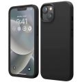 Elago для iPhone 14 чехол Soft silicone (Liquid) черный - фото 1