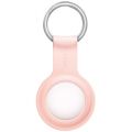 Чехол Uniq для Apple AirTag Lino Liquid силиконовый розовый - фото 1