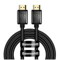 Кабель Baseus High Definition Series HDMI 8K to HDMI 8K Adapter Cable(Zinc alloy) 2m Black - фото 1