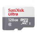 Карта памяти microSDXC Sandisk 128 ГБ, 100MB/s, C10, UHS-I, FullHD - фото 1
