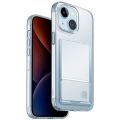 Чехол Uniq для iPhone 15 Air Fender ID (cardslot) Прозрачный - фото 1
