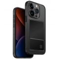 Чехол Uniq для iPhone 15 Pro Air Fender ID (cardslot) Серый - фото 1