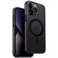 Чехол UNIQUE case TPU magnetic protective для iPhone 14 Pro (6.1), темно-прозрачный - фото 1