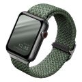 Ремешок Uniq для Apple Watch 41/40/38 mm ASPEN Strap плетеный зеленый - фото 1