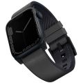 Ремешок Uniq для Apple Watch 49/45/44/42 mm Straden Waterproof Кожа/Силикон Серый - фото 1