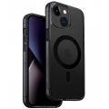 Чехол UNIQUE case TPU magnetic protective для iPhone 14 (6.1), темно-прозрачный - фото 1