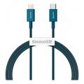 Кабель Baseus Superior Series Fast Charging Data Cable Type-C to iP PD 20W 1m Blue - фото 1