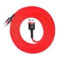 Кабель Baseus cafule Cable USB For Type-C 2A 2m Red+Red - фото 1