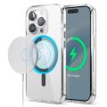 Чехол Elago для iPhone 15 Pro HYBRID (pc/tpu) Прозрачный/черный (MagSafe) - фото 1