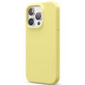Чехол Elago для iPhone 15 Pro Soft silicone (Liquid) Желтый - фото 1