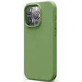 Чехол Elago для iPhone 15 Pro Soft silicone (Liquid) Кедр Зеленый - фото 1