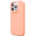 Чехол Elago для iPhone 15 Pro Soft silicone (Liquid) Лосось - фото 1
