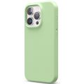 Чехол Elago для iPhone 15 Pro Soft silicone (Liquid) Пастельный зеленый - фото 1
