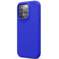 Чехол Elago для iPhone 15 Pro Soft silicone (Liquid) Синий кобальт - фото 1