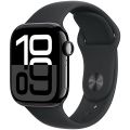 Apple Watch Series 10 (2024) 42 мм, алюминиевый корпус «чёрный оникс», спортивный ремешок чёрный, (M/L) 1