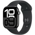 Apple Watch Series 10 (2024) 46 мм, алюминиевый корпус «чёрный оникс», спортивный ремешок чёрный, (M/L) 1