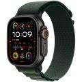 Apple Watch Ultra 2 2024, 49 мм, корпус «чёрный титановый», ремешок Alpine тёмно-зелёный 1