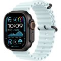 Apple Watch Ultra 2 2024, 49 мм, корпус «чёрный титановый», ремешок Ocean «голубой лёд» 1