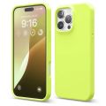Чехол-накладка Elago Soft Silicone (Liquid) для iPhone 16 Pro Max, силикон, «неоновый жёлтый» / Neon Yellow