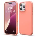 Чехол-накладка Elago Soft Silicone (Liquid) для iPhone 16 Pro Max, силикон, «розовое помело» / Pomelo Pink