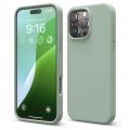 Чехол-накладка Elago Soft Silicone (Liquid) для iPhone 16 Pro Max, силикон, «зелёный хаки» / Khaki Green