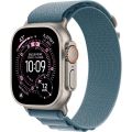Apple Watch Ultra 3 (2025), 49 мм, корпус «натуральный титановый», ремешок Alpine светло-голубой (M/L)
