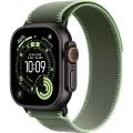 Apple Watch Ultra 3 (2025), 49 мм, корпус «чёрный титановый», ремешок Trail зеленый/неоновый (M/L)