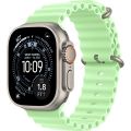 Apple Watch Ultra 3 (2025), 49 мм, корпус «натуральный титановый», ремешок Ocean «неоновый зелёный» (M/L)