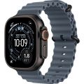 Apple Watch Ultra 3 (2025), 49 мм, корпус «чёрный титановый», ремешок Ocean «якорный синий» (M/L)