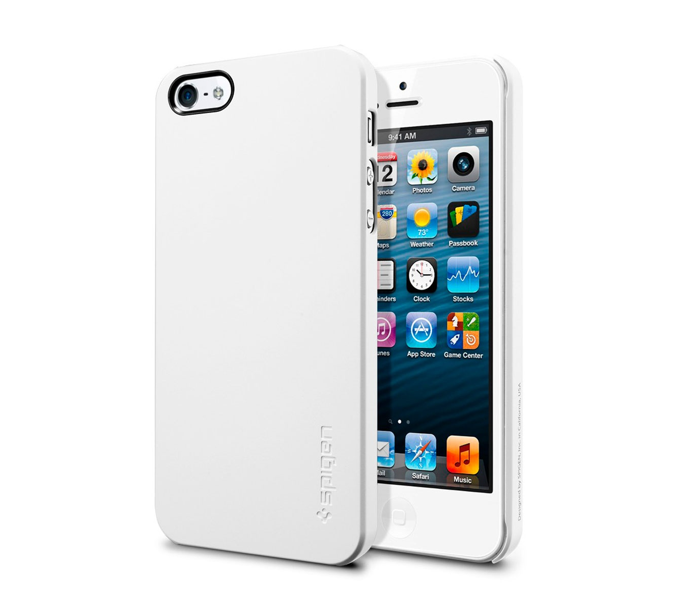 Купить чехол-накладку SGP Case Ultra Thin Air Series Smoth White для iPhone  5, 5s и SE в MacTime