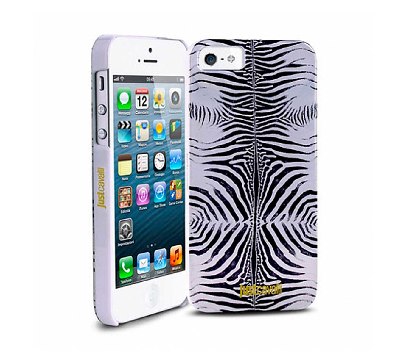 Чехол-накладка Just Cavalli TPU для iPhone 5/5s/SE, полиуретан, 