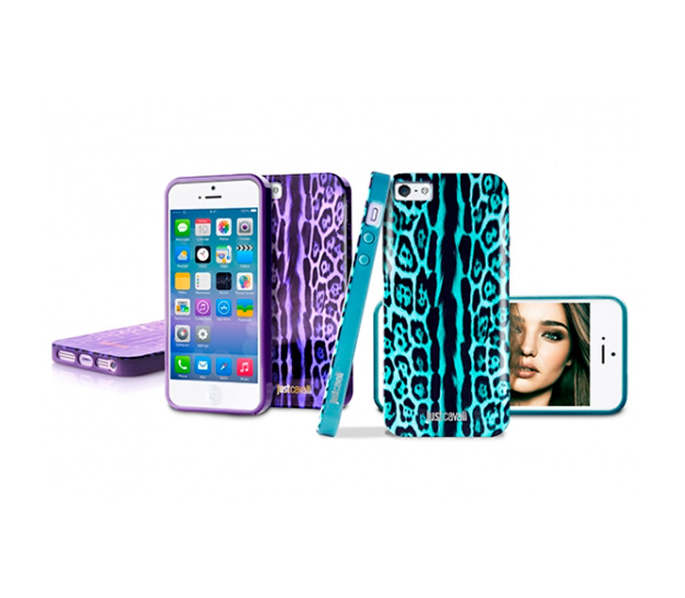 Чехол Just Cavalli TPU для iPhone 5, 5S и SE, 