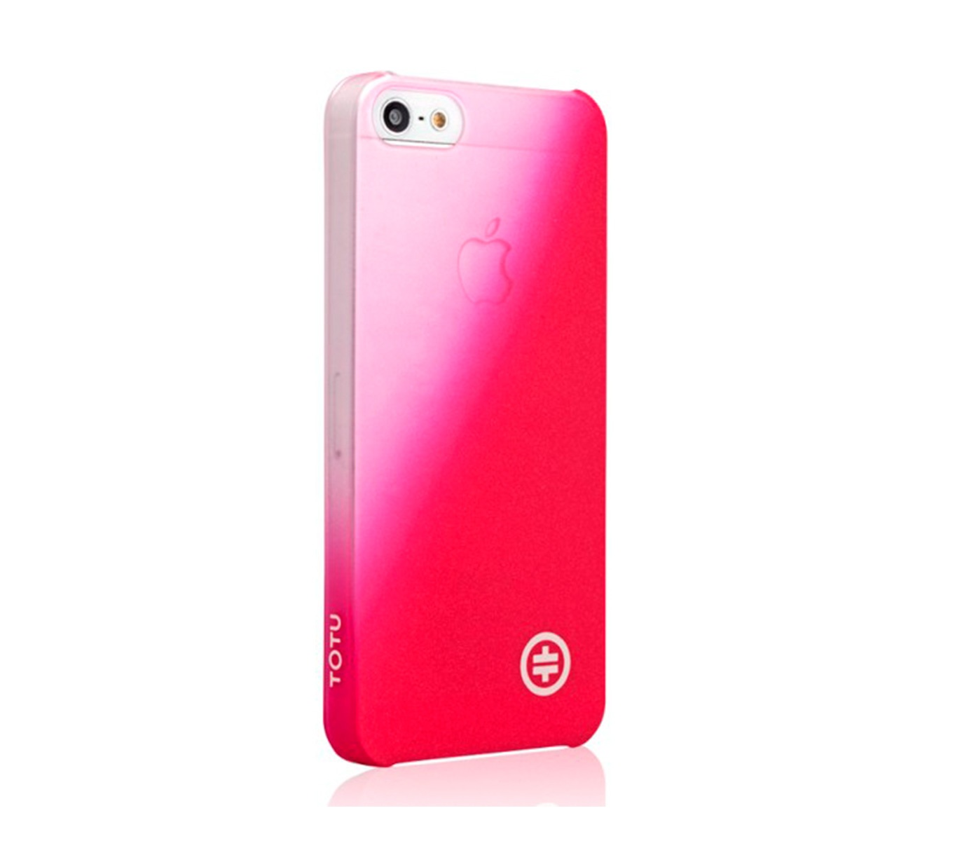 Чехол-накладка TOTU Color Cloud Ultra Slim для iPhone 5/5s/SE,  поликарбонат, красный по выгодной цене – купить в MacTime