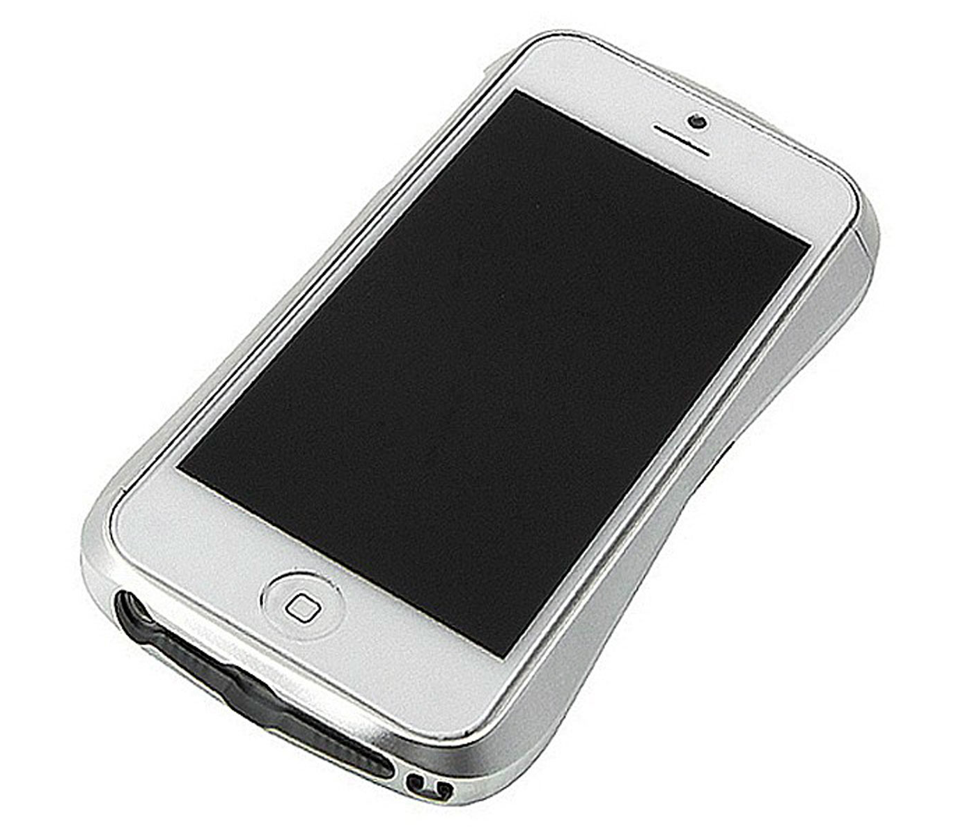 Чехол-бампер Deff Cleave Brushed Metal Style для iPhone 5/5s/SE, алюминий /  полиуретан, серебристый по выгодной цене – купить в MacTime