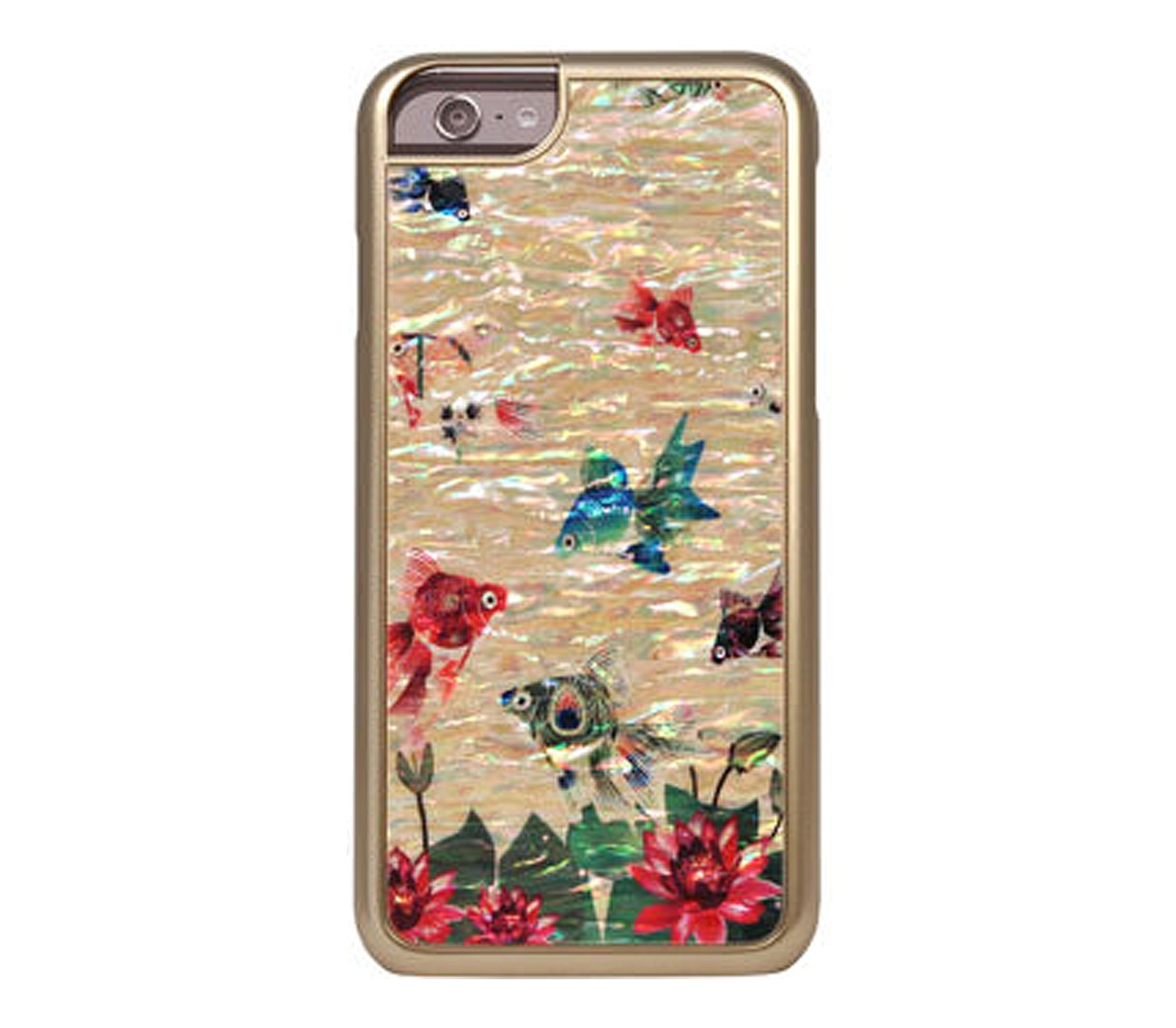 Чехол-накладка iCover Mother of Pearl для iPhone 6/6s Plus, поликарбонат,  золотистый по выгодной цене – купить в MacTime