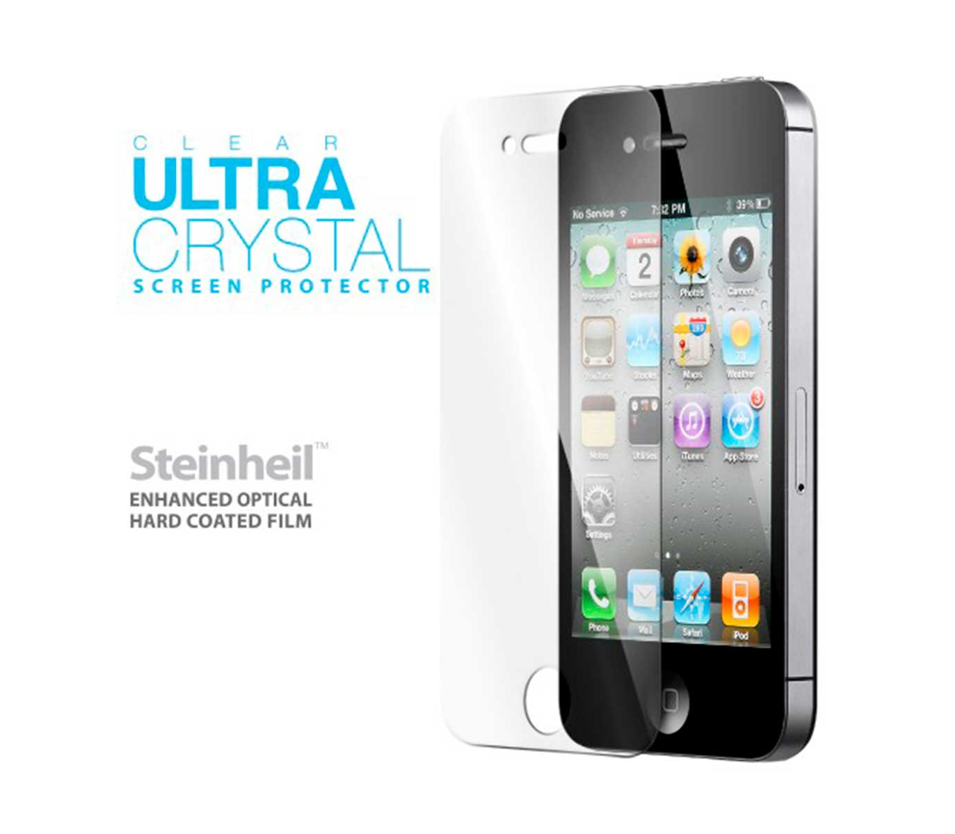 Защитное стекло SGP Steinheil ultra series protection film Ultra Fine Film  для iPhone 4/4s, прозрачный по выгодной цене – купить в MacTime