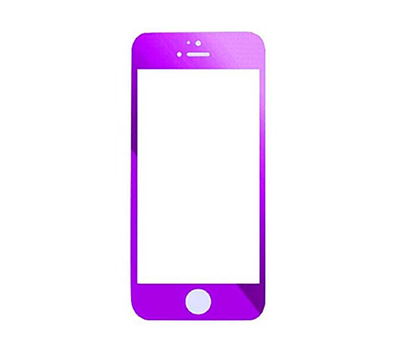 Защитное стекло Colored protection film для iPhone 5/5s/SE, фиолетовый по  выгодной цене – купить в MacTime